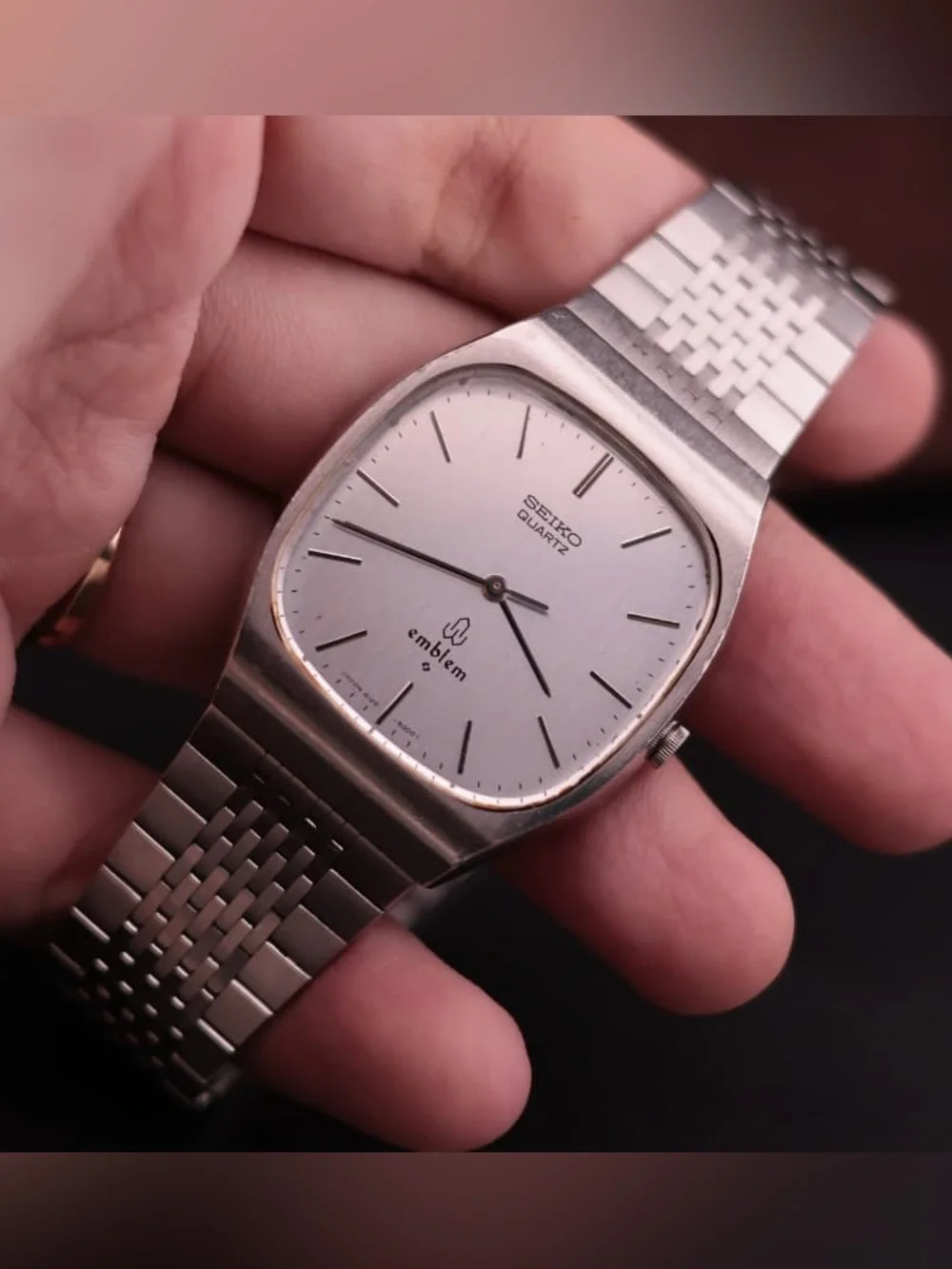 Vintage 1975 Seiko Emblem 4120-5000 Men’s Watch